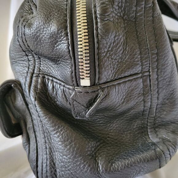 Michael Kors Y2K Black Leather Shoulder Bag Purse - Picture 5 of 8